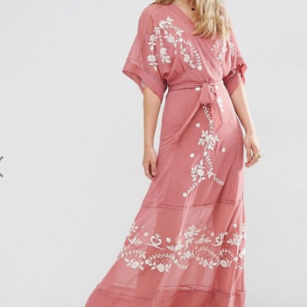 Asos Wrap Dress Sz 6 Worn Once!